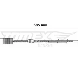 Styk ostrzegawczy, zużycie okładzin hamulcowych TOMEX BRAKES TX 30-35 Oferta limitowana