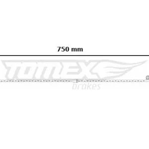 Bezpieczna płatność Styk ostrzegawczy, zużycie okładzin hamulcowych TOMEX BRAKES TX 30-59