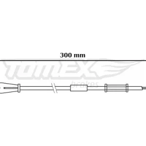 Styk ostrzegawczy, zużycie okładzin hamulcowych TOMEX BRAKES TX 30-70 Dodaj do koszyka