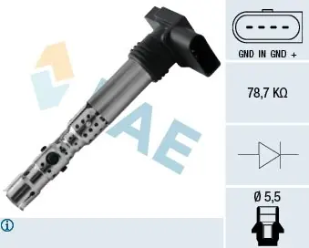 Bestseller Cewka zapłonowa FAE 80326