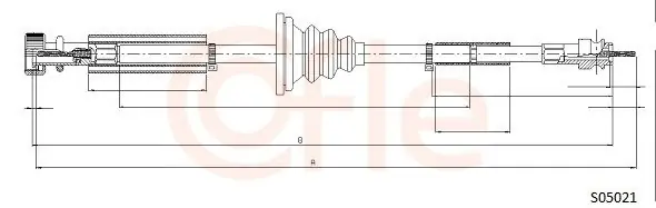 Linka tachografu COFLE S05021 Łatwy zwrot