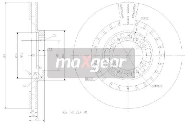 Taniej TARCZA HAM. MITSUBISHI P. PAJERO SPORT 98-