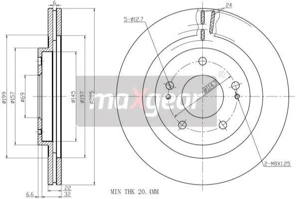 TARCZA HAM. MITSUBISHI P. PAJERO PININ 1,8-2,0 GDI 99-07 Promocja