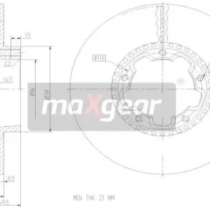 Bestseller TARCZA HAM. NISSAN P. CABSTAR 98-06
