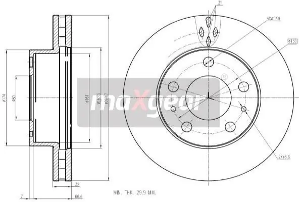 TARCZA HAM. FIAT P. DUCATO 06- Bestseller