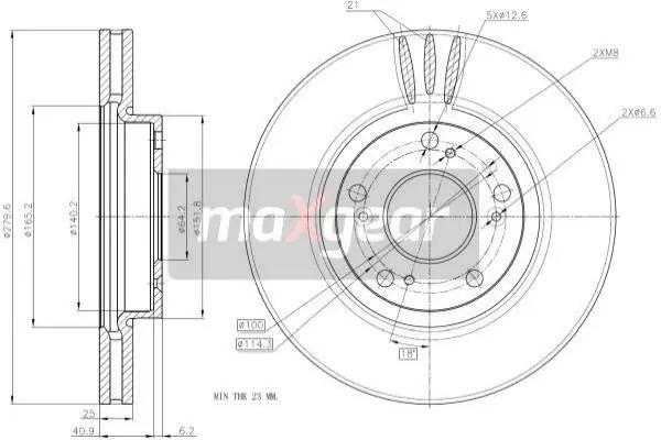 TARCZA HAM. HONDA P. ACCORD 03- 15 Oferta limitowana