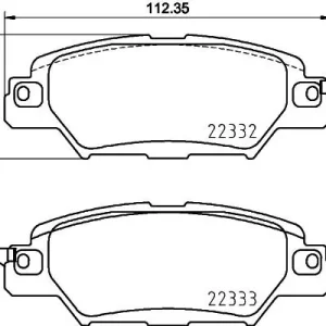 Darmowa dostawa KLOCKI HAMULC. MAZDA CX-5 (KF) 17- TYŁ