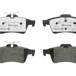 Bezpieczna płatność Klocki hamulcowe BREMBO P59042X 24137.16.6 FORD FOCUS II 04- tył